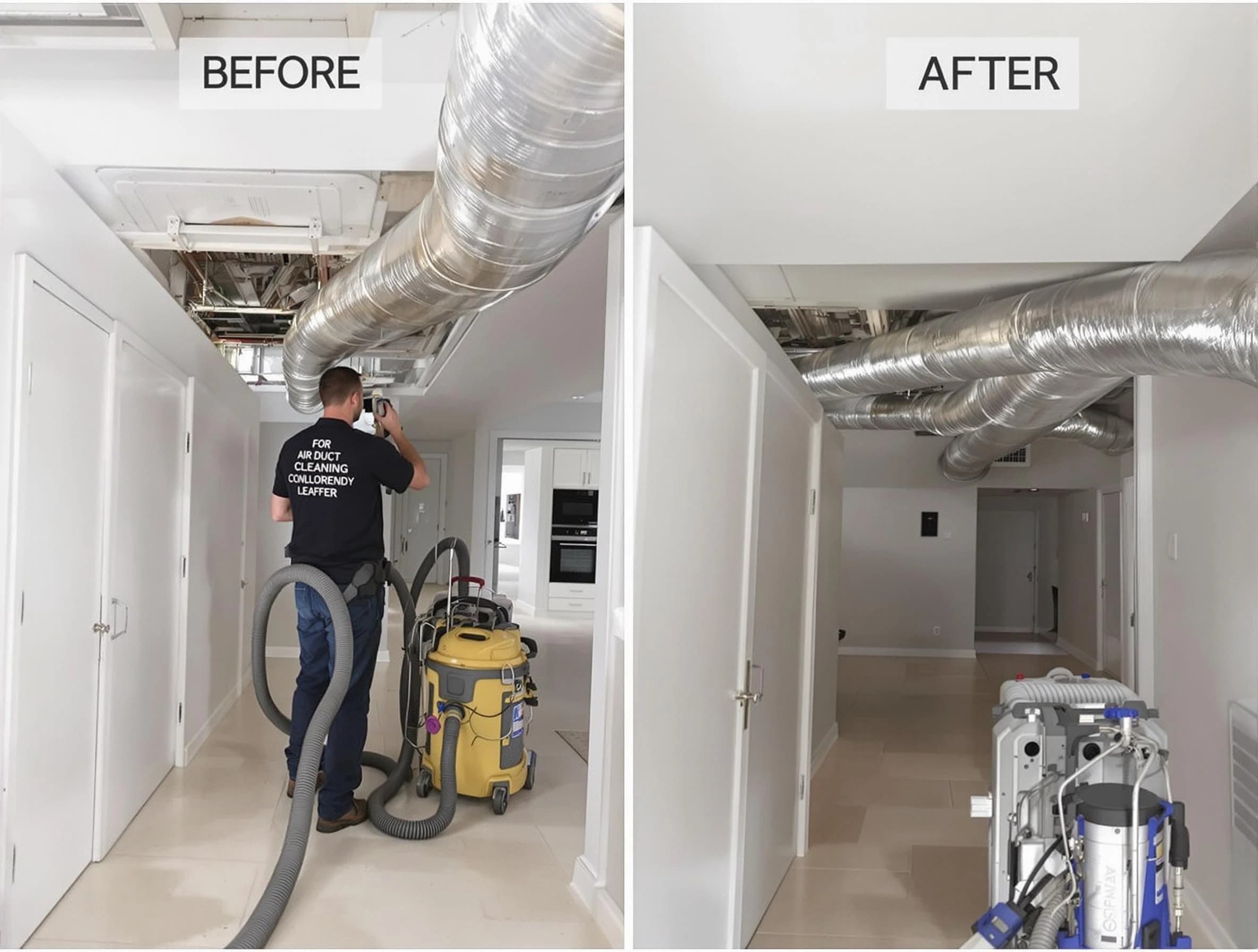 Cecil Air Duct Cleaning professional performing thorough air duct cleaning in Cecil