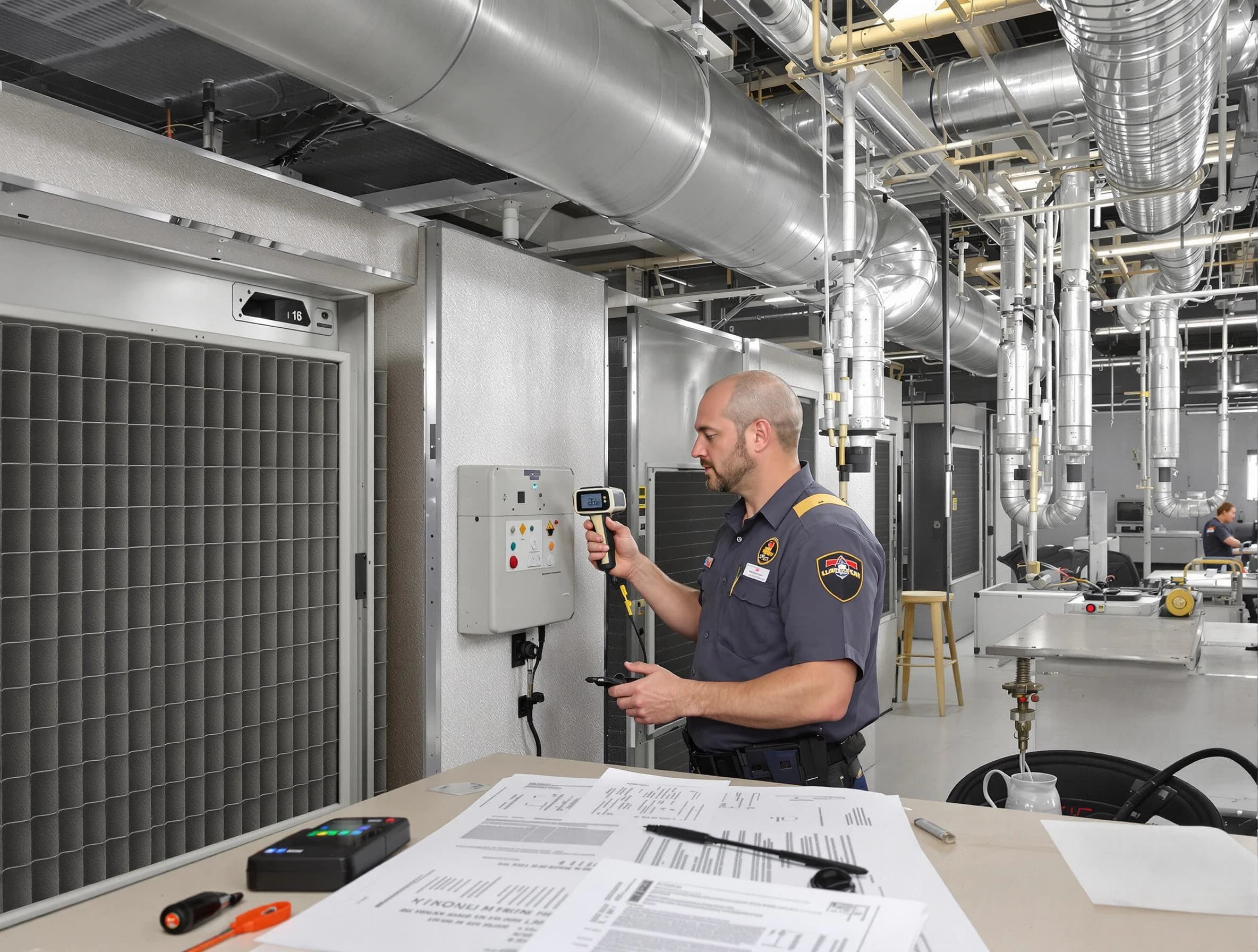 Professional filter system inspection by Cecil Air Duct Cleaning in Cecil