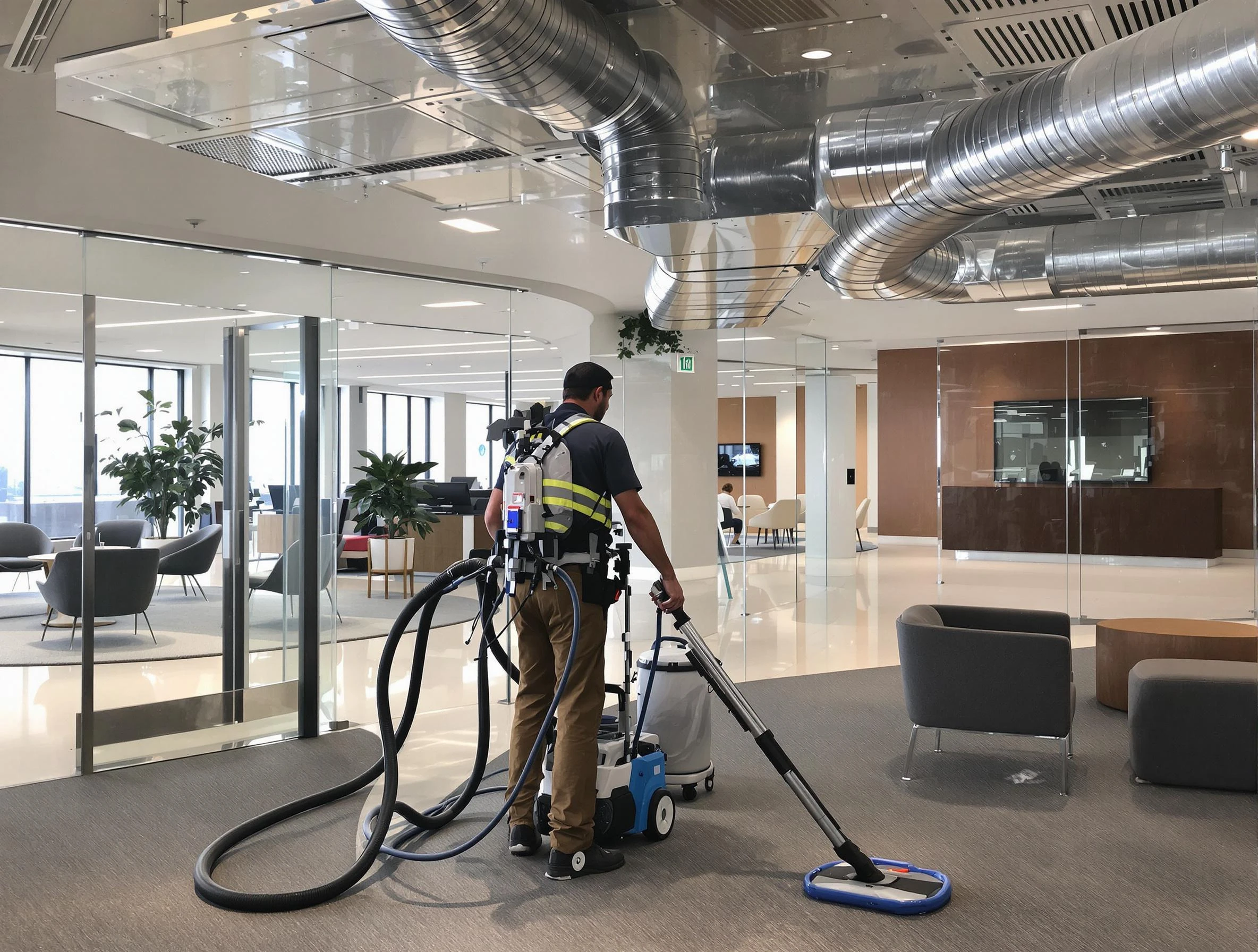 Commercial duct cleaning service by Cecil Air Duct Cleaning in Cecil