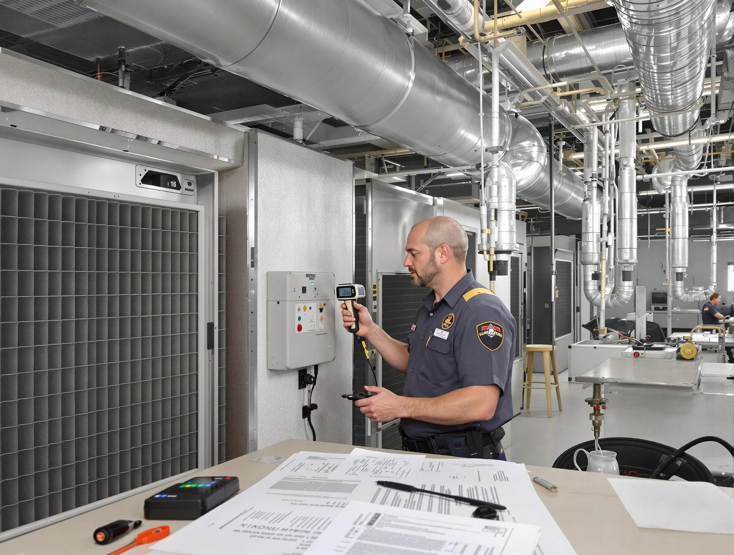 Professional filter system inspection by Cecil Air Duct Cleaning in Cecil